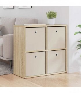vidaXL Sideboard with Drawer Sonoma Oak 68.5 x 32 x 67 cm