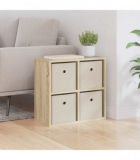 vidaXL Sideboard with Drawer Sonoma Oak 49.5 x 22 x 47 cm