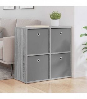 vidaXL Sideboard with Drawer Grey Sonoma 68.5 x 32 x 67 cm