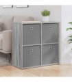 vidaXL Sideboard with Drawer Grey Sonoma 68.5 x 32 x 67 cm