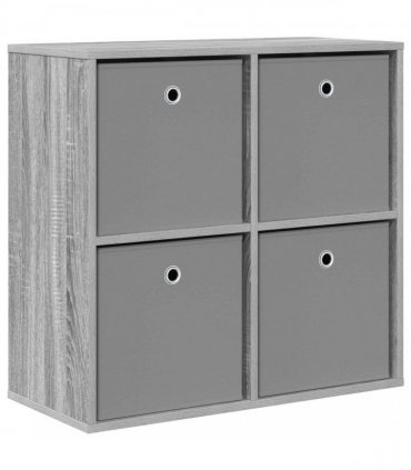 vidaXL Sideboard with Drawer Grey Sonoma 68.5 x 32 x 67 cm