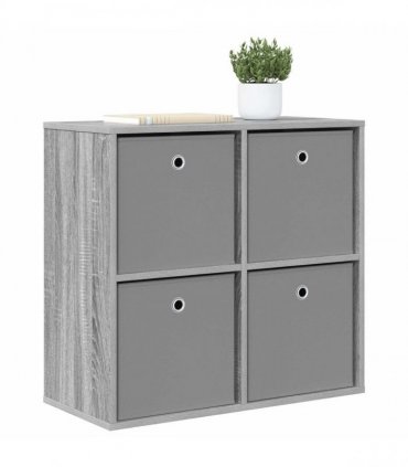 vidaXL Sideboard with Drawer Grey Sonoma 68.5 x 32 x 67 cm