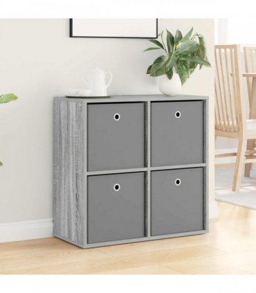 vidaXL Sideboard with Drawer Grey Sonoma 68.5 x 32 x 67 cm