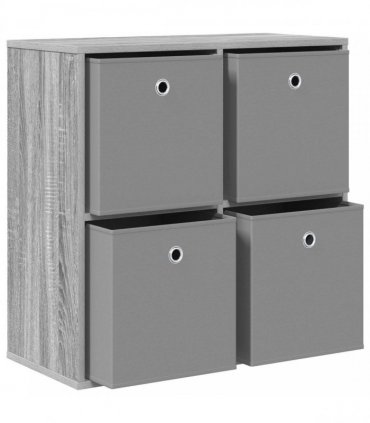 vidaXL Sideboard with Drawer Grey Sonoma 68.5 x 32 x 67 cm