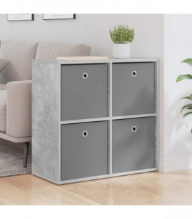 vidaXL Sideboard with Drawer Concrete Grey 68.5 x 32 x 67 cm