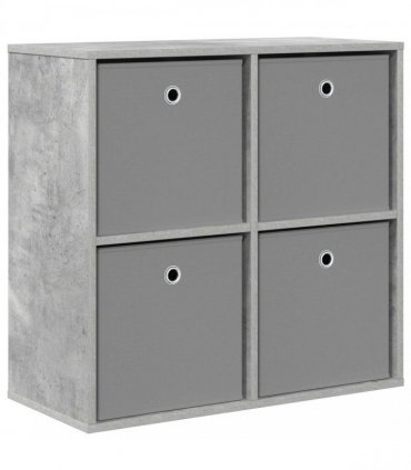 vidaXL Sideboard with Drawer Concrete Grey 68.5 x 32 x 67 cm