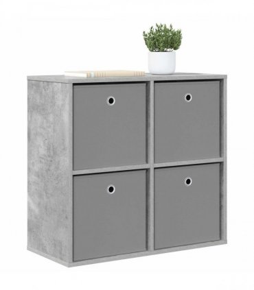 vidaXL Sideboard with Drawer Concrete Grey 68.5 x 32 x 67 cm