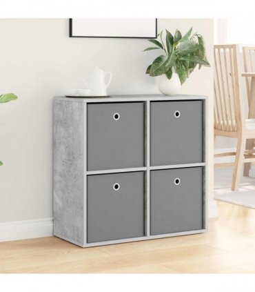 vidaXL Sideboard with Drawer Concrete Grey 68.5 x 32 x 67 cm