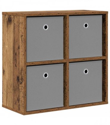 vidaXL Sideboard with Drawer Old Wood 59.5 x 27 x 57 cm