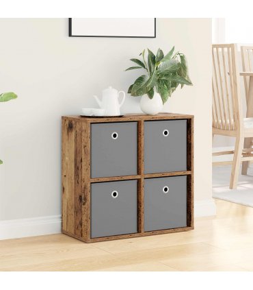 vidaXL Sideboard with Drawer Old Wood 59.5 x 27 x 57 cm