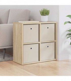 vidaXL Sideboard with Drawer Sonoma Oak 59.5 x 27 x 57 cm