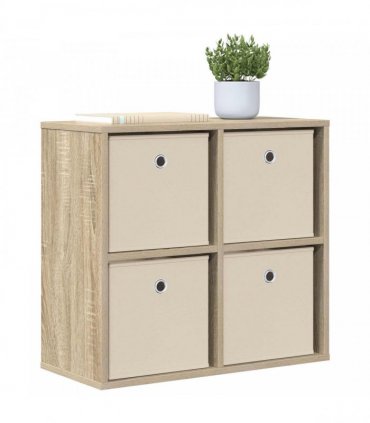 vidaXL Sideboard with Drawer Sonoma Oak 59.5 x 27 x 57 cm