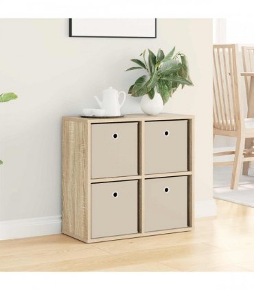 vidaXL Sideboard with Drawer Sonoma Oak 59.5 x 27 x 57 cm