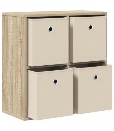 vidaXL Sideboard with Drawer Sonoma Oak 59.5 x 27 x 57 cm