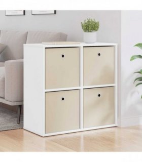 vidaXL Sideboard with Drawer White 68.5 x 32 x 67 cm