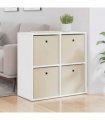 vidaXL Sideboard with Drawer White 68.5 x 32 x 67 cm