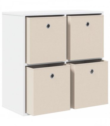 vidaXL Sideboard with Drawer White 68.5 x 32 x 67 cm