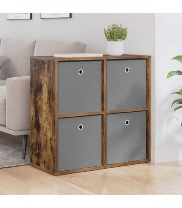 vidaXL Sideboard with Drawer Smoked Oak 68.5 x 32 x 67 cm