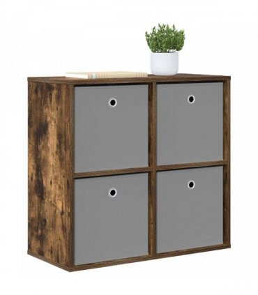 vidaXL Sideboard with Drawer Smoked Oak 68.5 x 32 x 67 cm