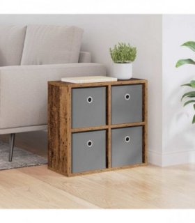 vidaXL Sideboard with Drawer Old Wood 49.5 x 22 x 47 cm
