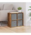 vidaXL Sideboard with Drawer Old Wood 49.5 x 22 x 47 cm