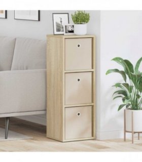 vidaXL Sideboard with Drawer Sonoma Oak 30.5 x 27 x 84.5 cm