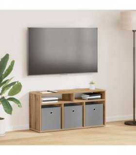 vidaXL Lowboard with Drawer Artisan Oak 87 x 27.5 x 43 cm — Size: 87 x 27.5 x 43.5 cm