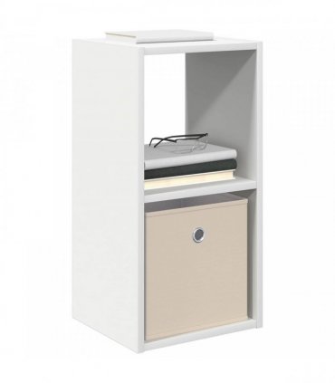 vidaXL Bedside Table 2 pcs White 30.5 x 27 x 59.5 cm Engineered Wood