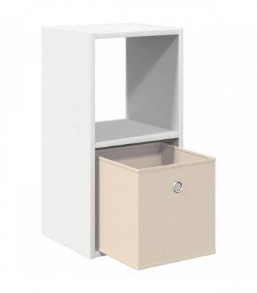 vidaXL Bedside Table 2 pcs White 30.5 x 27 x 59.5 cm Engineered Wood