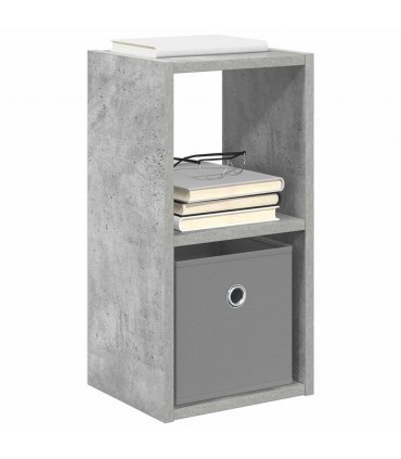 vidaXL Bedside Table 2 pcs Concrete Grey 25.5 x 22 x 49.5 cm