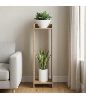 vidaXL Plant Stand Artisan Oak 30 x 30 x 100 cm Engineered Wood