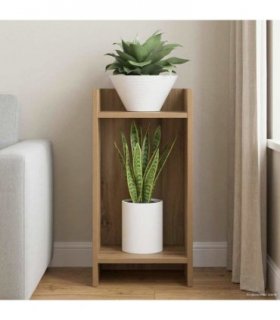 vidaXL Plant Stand Artisan Oak 30 x 30 x 60 cm Engineered Wood