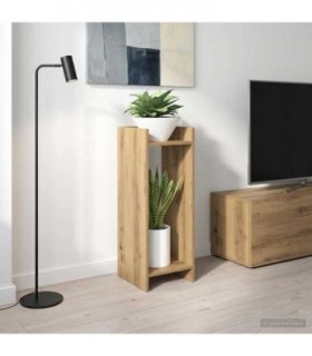 vidaXL Plant Stand Artisan Oak 30 x 30 x 80 cm Engineered Wood