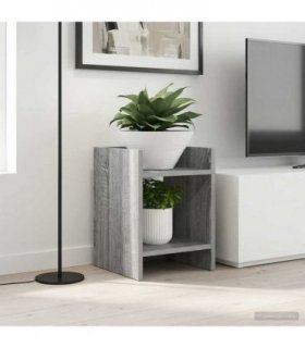 vidaXL Plant Stand Grey Sonoma 30 x 30 x 40 cm Engineered Wood