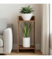 vidaXL Plant Stand with Shelf Old Wood 30 x 30 x 60 cm Engineered Wood