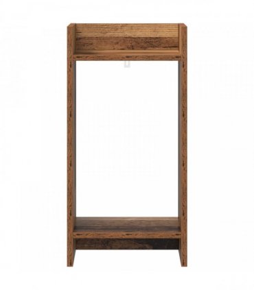 vidaXL Plant Stand with Shelf Old Wood 30 x 30 x 60 cm Engineered Wood