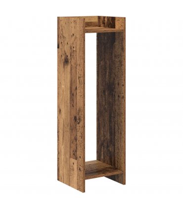 vidaXL Plant Stand 2 pcs Old Wood 30 x 30 x 100 cm Engineered Wood