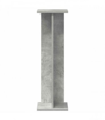 vidaXL Plant Stand Concrete Grey 25 x 25.5 x 80.5 cm Engineered Wood