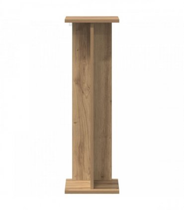 vidaXL Plant Stand Artisan Oak 25 x 25.5 x 80.5 cm Engineered Wood