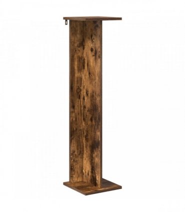 vidaXL Plant Stand 2 pcs Smoked Oak 25 x 25.5 x 100.5 cm