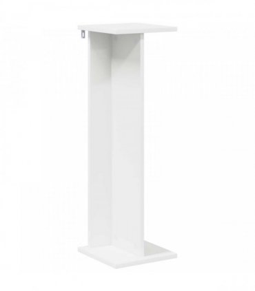 vidaXL Plant Stand 2 pcs White 25 x 25.5 x 80.5 cm Engineered Wood
