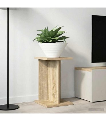 vidaXL Plant Stand Sonoma Oak 25 x 25.5 x 40.5 cm Engineered Wood