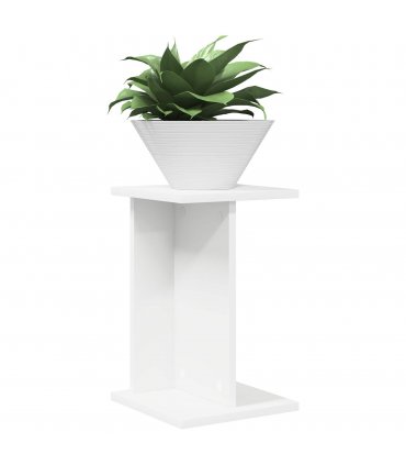 vidaXL Plant Stand White 25 x 25.5 x 40.5 cm Engineered Wood