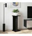 vidaXL Plant Stand Black Oak 25 x 25.5 x 60.5 cm Engineered Wood