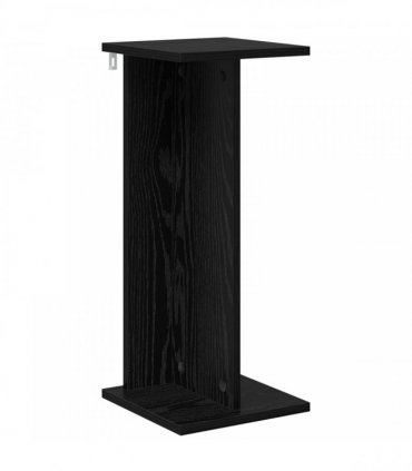 vidaXL Plant Stand Black Oak 25 x 25.5 x 60.5 cm Engineered Wood