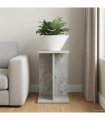 vidaXL Plant Stand Concrete Grey 25 x 25.5 x 40.5 cm Engineered Wood
