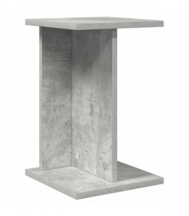 vidaXL Plant Stand Concrete Grey 25 x 25.5 x 40.5 cm Engineered Wood
