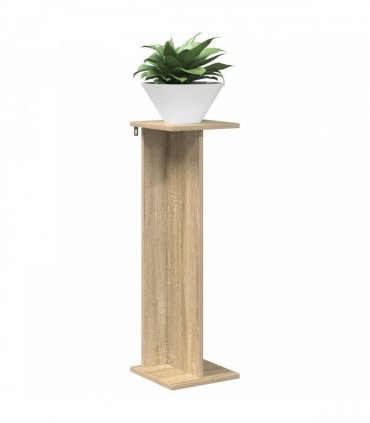 vidaXL Plant Stand 2 pcs Sonoma Oak 25 x 25.5 x 80.5 cm