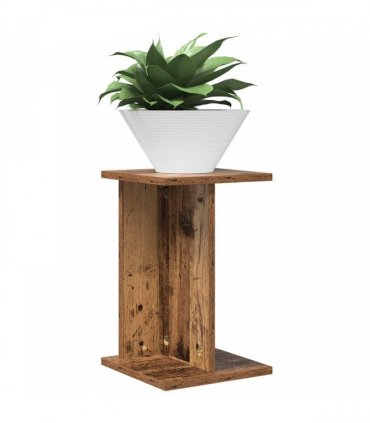 vidaXL Plant Stand Old Wood 25 x 25.5 x 40.5 cm Engineered Wood