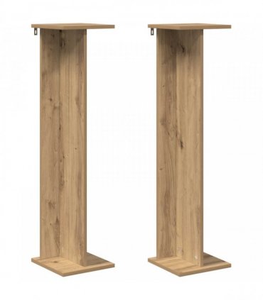 vidaXL Plant Stand 2 pcs Artisan Oak 25 x 25.5 x 100.5 cm
